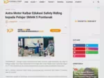 Astra Motor Kalbar Edukasi Safety Riding kepada Pelajar SMAN 5 Pontianak