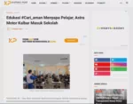Edukasi #Cari_aman Menyapa Pelajar, Astra Motor Kalbar Masuk Sekolah