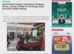 Astra Motor Kalbar Tanamkan Budaya #Cari_aman di SMK N 1 Sintang Lewat Seminar Safety Riding