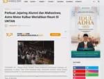 Perkuat Jejaring Alumni dan Mahasiswa, Astra Motor Kalbar Meriahkan Reuni SI UNTAN