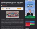 Festival Vokasi Satu Hati 2026, Astra Motor Kalbar Perkuat Pendidikan Vokasi SMK