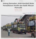 Jelang Ramadan, AHM Kembali Buka Pendaftaran Mudik dan Balik Ribuan Pemudik