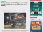 Riding Malam dan Aksi Nyata: Komunitas Honda Kalbar Bantu Gerakkan Ekonomi Kreatif