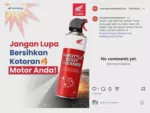 1d Jangan lupa bersihkan kotoran motor Anda, agar peforma motor makin Ok. Jangan lupa cek keaslian produk Honda melalui aplikasi Motorku X.