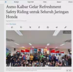 Asmo Kalbar Gelar Refreshment Safety Riding untuk Seluruh Jaringan Honda