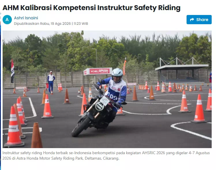 AHM Kalibrasi Kompetensi Instruktur Safety Riding