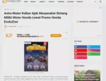 Astra Motor Kalbar Ajak Masyarakat Sintang Miliki Motor Honda Lewat Promo Honda EvoluZion