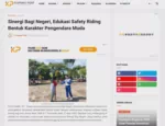 Sinergi Bagi Negeri, Edukasi Safety Riding Bentuk Karakter Pengendara Muda