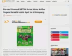 Buruan! Promo KARTINI Astra Motor Kalbar Segera Berakhir Akhir April Ini di Ketapang