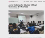 Asmo Kalbar gelar ddukasi SR bagi Komunitas Brotherhood