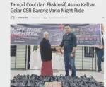 Tampil Cool dan Eksklusif, Asmo Kalbar Gelar CSR Bareng Vario Night Ride