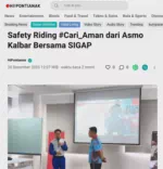 Safety Riding #Cari_Aman dari Asmo Kalbar Bersama SIGAP