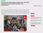 Kolaborasi Astra Motor Kalbar dan ANTARA Perkuat Literasi Media Pelajar dan Mahasiswa