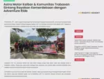 Astra Motor Kalbar &amp; Komunitas Trabasan Sintang Rayakan Kemerdekaan dengan Adventure Ride