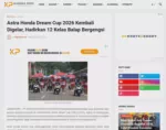 Astra Honda Dream Cup 2026 Kembali Digelar, Hadirkan 12 Kelas Balap Bergengsi