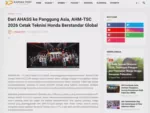 Dari AHASS ke Panggung Asia, AHM-TSC 2026 Cetak Teknisi Honda Berstandar Global