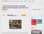 1.700 Peserta Berkompetisi, Pasanggiri Angklung Satu Hati Rayakan Harmoni Lintas Generasi