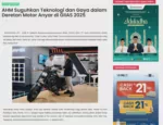 AHM Suguhkan Teknologi dan Gaya dalam Deretan Motor Anyar di GIIAS 2025