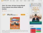 Vario 125, Vario 160 dan Scoopy Masuk Promo Spesial Astra Motor Kalbar di Sambas