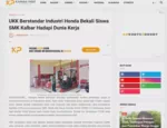 UKK Berstandar Industri Honda Bekali Siswa SMK Kalbar Hadapi Dunia Kerja