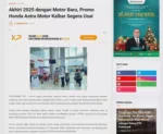 Akhiri 2025 dengan Motor Baru, Promo Honda Astra Motor Kalbar Segera Usai