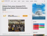 Edukasi #Cari_aman, Karyawan PLTU Bengkayang Dibekali Teknik Berkendara Aman