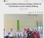 Asmo Kalbar Edukasi Pelajar SMAN 12 Pontianak Lewat Safety Riding