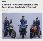 3 Jawara Terbaik Pamerkan Karya di Pesta Akbar Honda Modif Contest