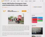 Honda CARE Berikan Penanganan Cepat untuk Kendala Motor, Gratis Biaya Layanan