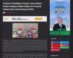 Perkuat Pendidikan Vokasi, Astra Motor Kalbar Siapkan Wakil Kalbar ke Festival Vokasi Satu Hati Nasional 2026