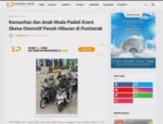 Komunitas dan Anak Muda Padati Event Skena Otomotif Penuh Hiburan di Pontianak