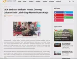UKK Berbasis Industri Honda Dorong Lulusan SMK Lebih Siap Masuk Dunia Kerja
