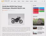 Honda New NX500 Siap Temani Petualangan, Dibanderol Rp230 Juta