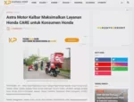 Astra Motor Kalbar Maksimalkan Layanan Honda CARE untuk Konsumen Honda