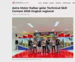 Astra Motor Kalbar gelar Technical Skill Contest 2026 tingkat regional