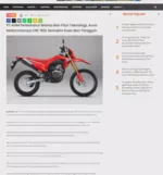 PT AHM Perbaharui Warna dan Fitur Teknologi, Aura Motocrossnya CRF 150L Semakin Kuat dan Tangguh