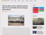 Ratusan Bikers Honda Jelajahi Pontianak dalam Convoy Merdeka Penuh Semangat Nasionalisme