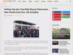 Rolling City dan Test Ride Warnai Peluncuran New Honda Vario Evo 160 di Kalbar