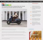 Warna Royal Matte Blue Lengkapi Baju New Honda Stylo 160 yang Semakin Mewah dan Menarik