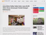 Astra Motor Kalbar Sabet Gelar Juara KLHN 2026, Dimas Heriansyah Terbaik Kategori Deliveryman