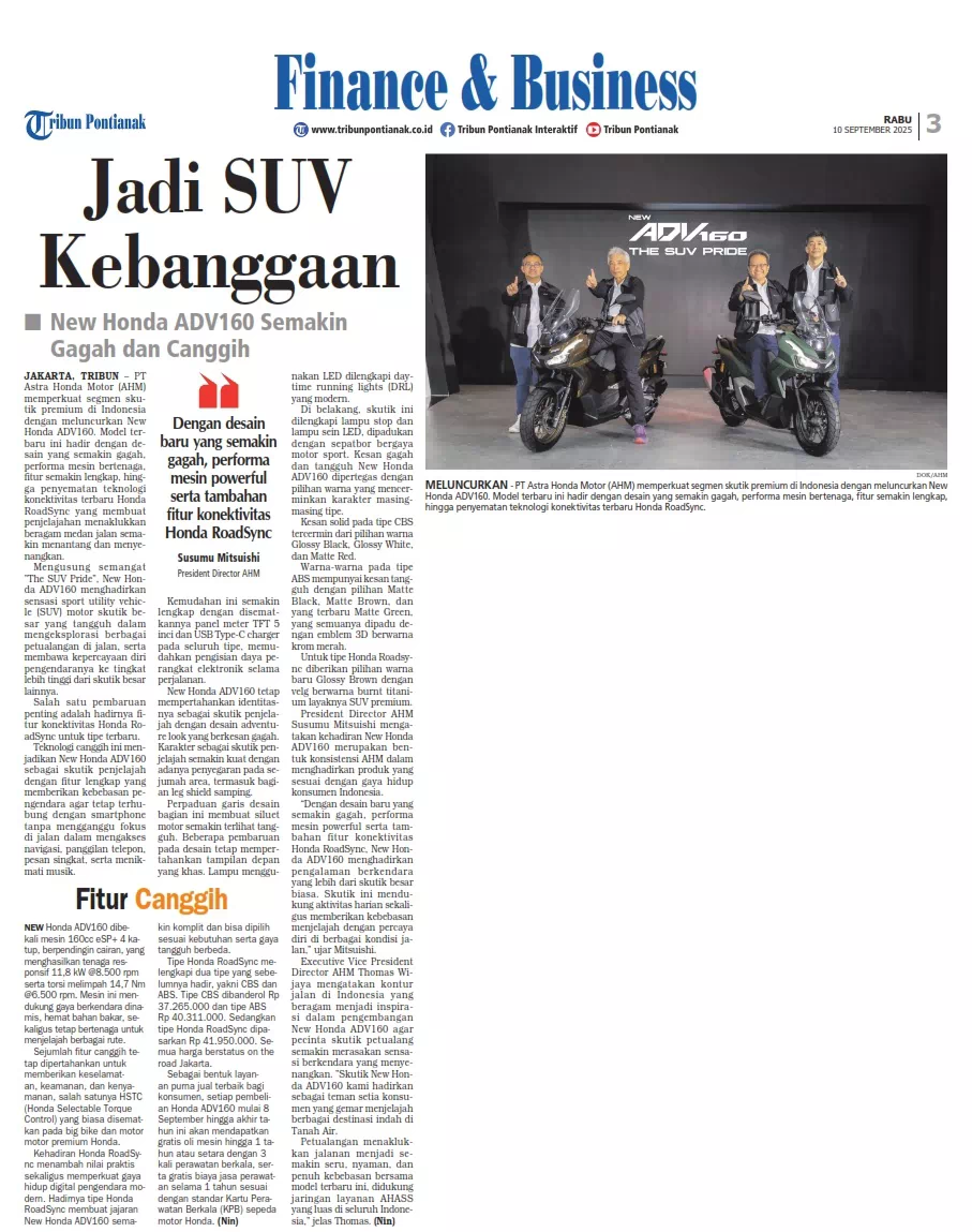 Fitur Canggih New Honda ADV160