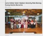Asmo Kalbar Gelar Hijabers Serenity Ride Bareng Ruang Wanita Bercerita