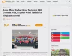 Astra Motor Kalbar Gelar Technical Skill Contest 2026, Siapkan Wakil Terbaik ke Tingkat Nasional