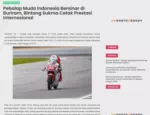 Pebalap Muda Indonesia Bersinar di Buriram, Bintang Sukma Cetak Prestasi Internasional
