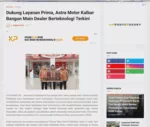 Dukung Layanan Prima, Astra Motor Kalbar Bangun Main Dealer Berteknologi Terkini