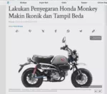 Lakukan Penyegaran Honda Monkey Makin Ikonik dan Tampil Beda
