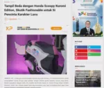 Tampil Beda dengan Honda Scoopy Kuromi Edition, Skutik Fashionable untuk Si Pencinta Karakter Lucu