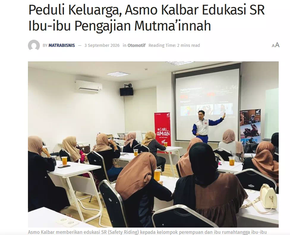 Peduli Keluarga, Asmo Kalbar Edukasi SR Ibu-ibu Pengajian Mutma’innah