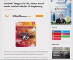Dari BeAT hingga ADV160, Semua Ada di Honda Halofest Oktober Di Singkawang