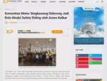 Komunitas Motor Singkawang Didorong Jadi Role Model Safety Riding oleh Asmo Kalbar